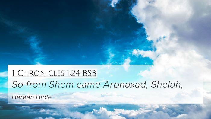 1 Chronicles 1:24 BSB Bible Verse Image