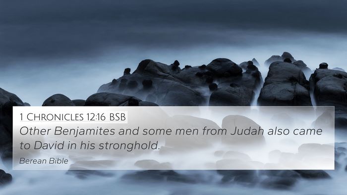 1 Chronicles 12:16 BSB Bible Verse Image