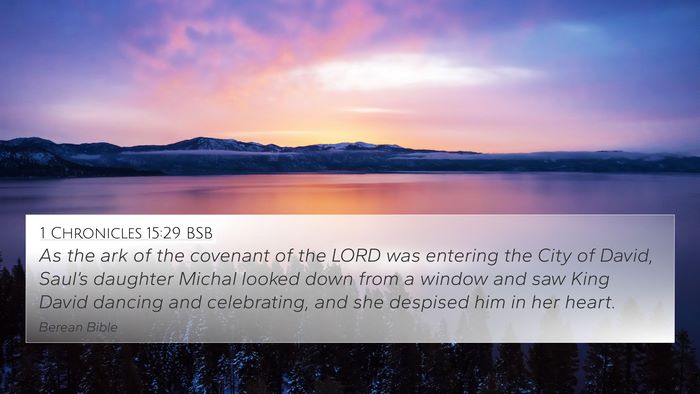 1 Chronicles 15:29 BSB Bible Verse Image
