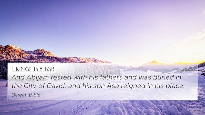1 Kings 15:8 BSB Bible Verse Image