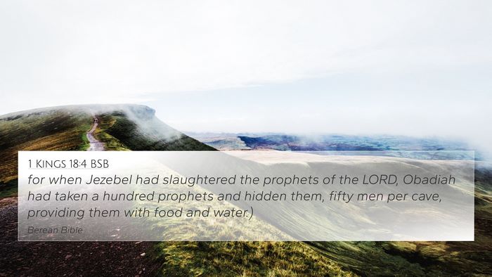 1 Kings 18:4 BSB Bible Verse Image
