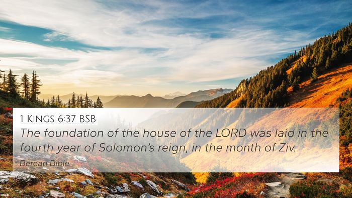 1 Kings 6:37 BSB Bible Verse Image
