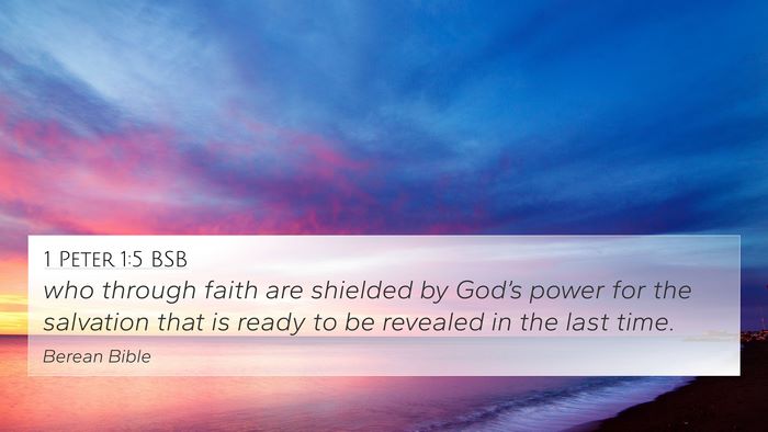 1 Peter 1:5 BSB Bible Verse Image