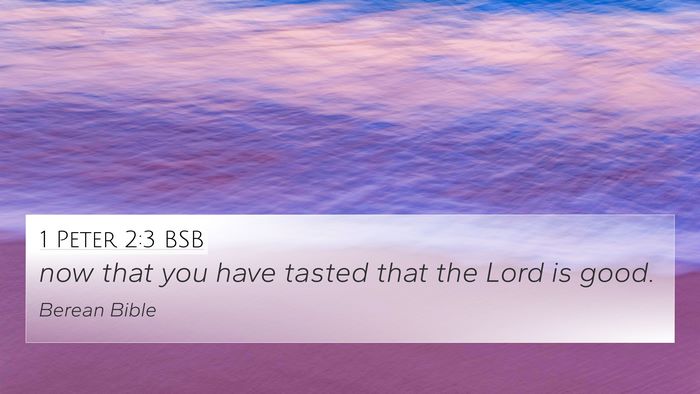 1 Peter 2:3 BSB Bible Verse Image