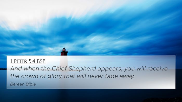 1 Peter 5:4 BSB Bible Verse Image