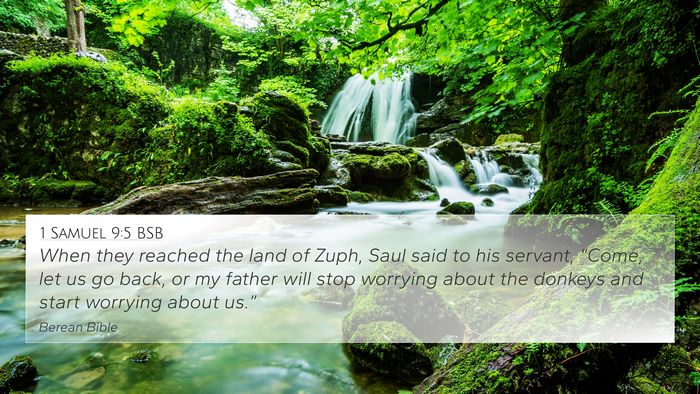 1 Samuel 9:5 BSB Bible Verse Image