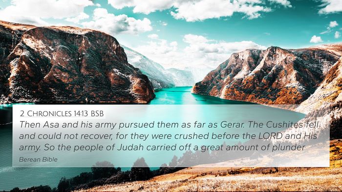 2 Chronicles 14:13 BSB Bible Verse Image