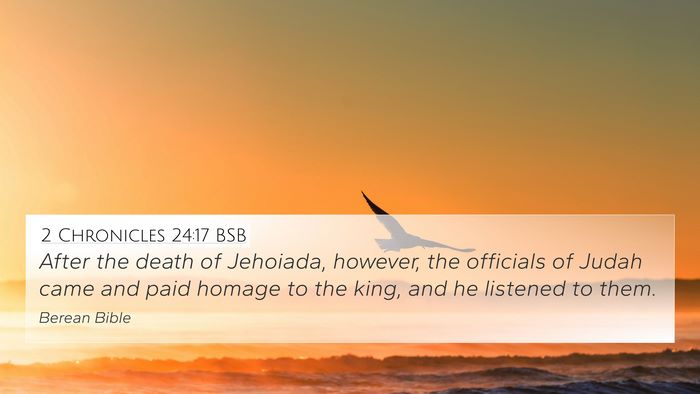 2 Chronicles 24:17 BSB Bible Verse Image