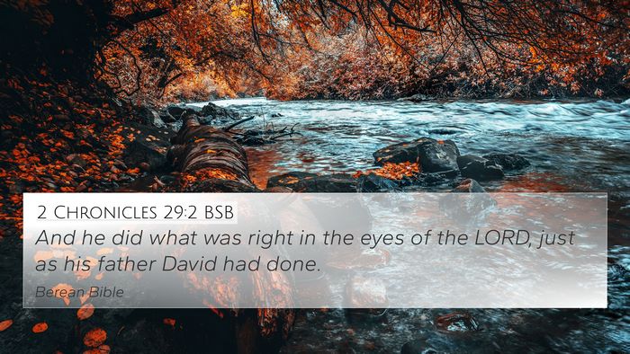 2 Chronicles 29:2 BSB Bible Verse Image