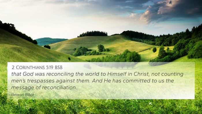 2 Corinthians 5:19 BSB Bible Verse Image