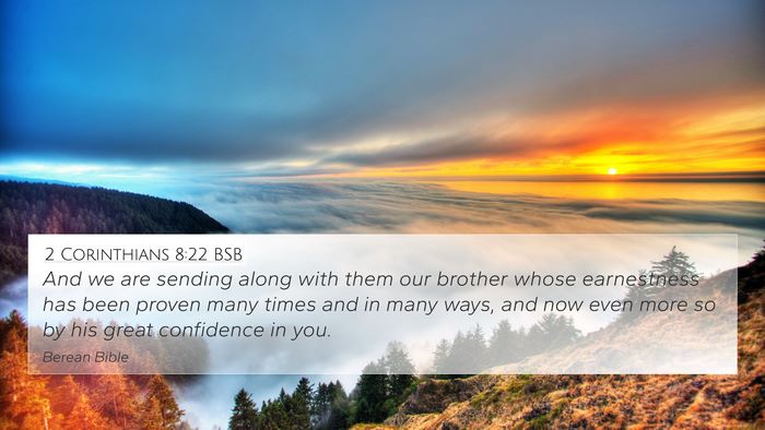 2 Corinthians 8:22 BSB Bible Verse Image