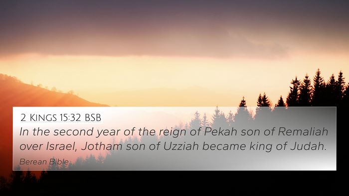 2 Kings 15:32 BSB Bible Verse Image