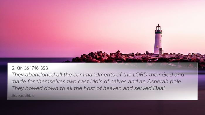 2 Kings 17:16 BSB Bible Verse Image
