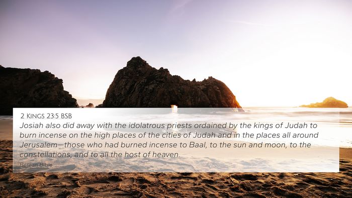 2 Kings 23:5 BSB Bible Verse Image
