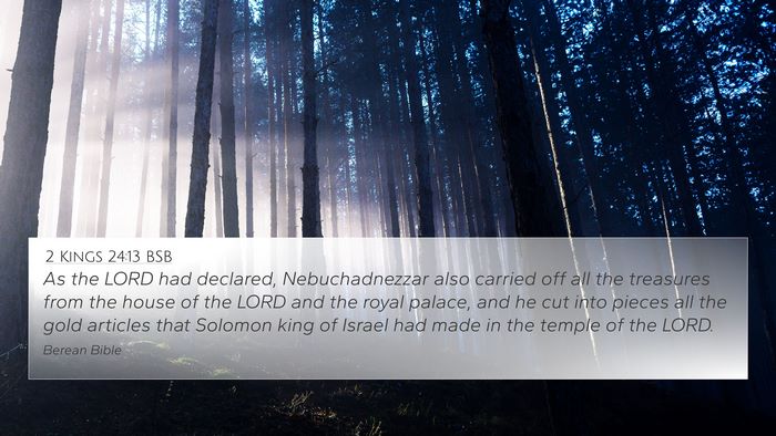 2 Kings 24:13 BSB Bible Verse Image
