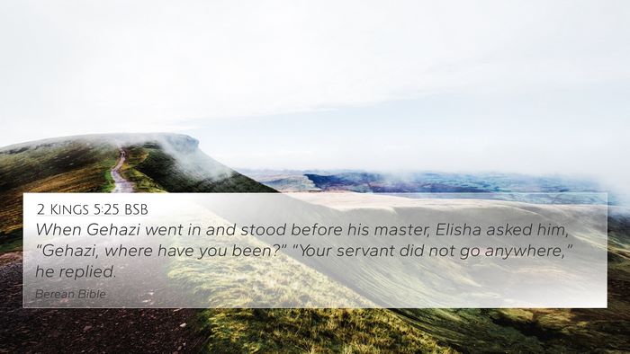 2 Kings 5:25 BSB Bible Verse Image