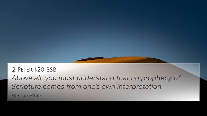 2 Peter 1:20 BSB Bible Verse Image
