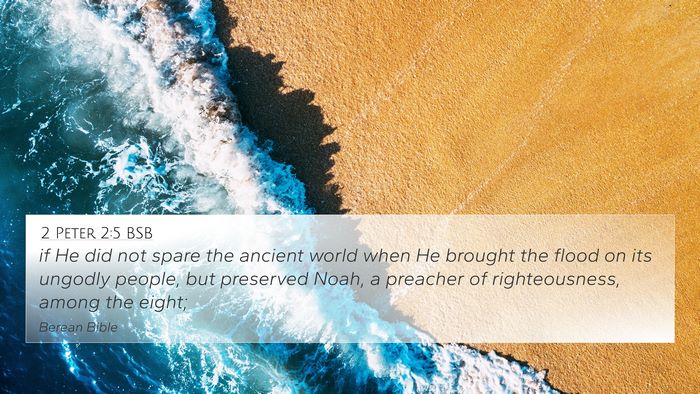 2 Peter 2:5 BSB Bible Verse Image