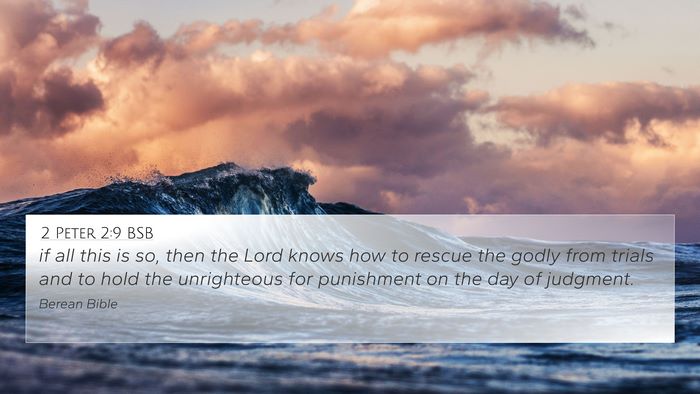 2 Peter 2:9 BSB Bible Verse Image