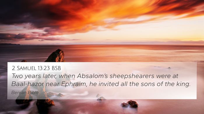2 Samuel 13:23 BSB Bible Verse Image