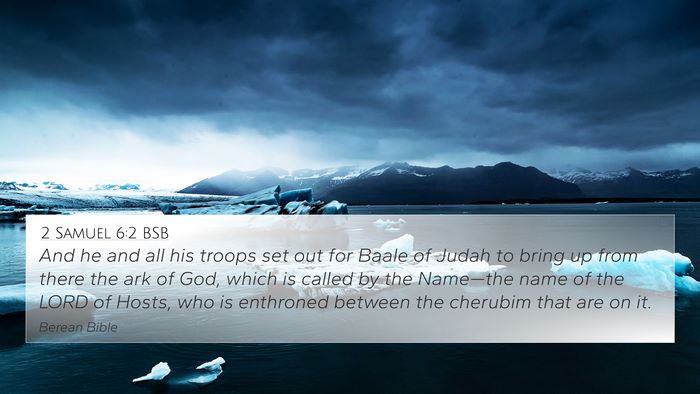 2 Samuel 6:2 BSB Bible Verse Image