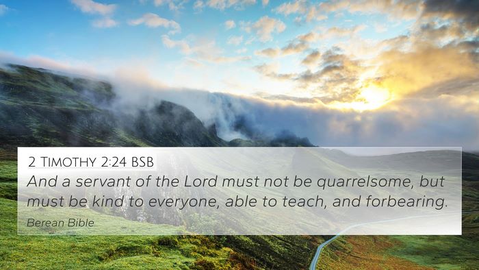 2 Timothy 2:24 BSB Bible Verse Image