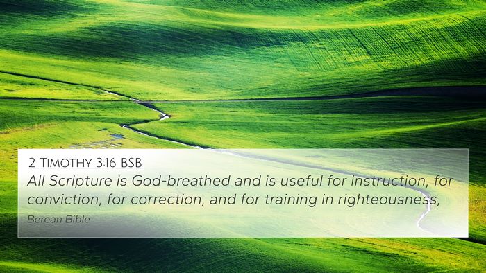 2 Timothy 3:16 BSB Bible Verse Image