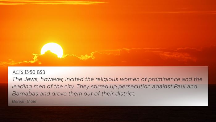 Acts 13:50 BSB Bible Verse Image
