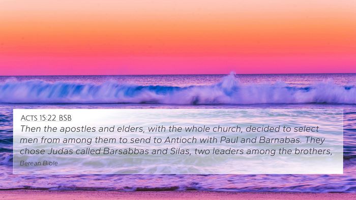 Acts 15:22 BSB Bible Verse Image