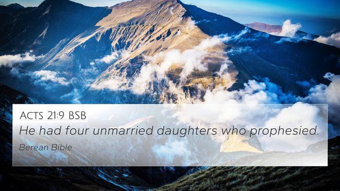 Acts 21:9 BSB Bible Verse Image
