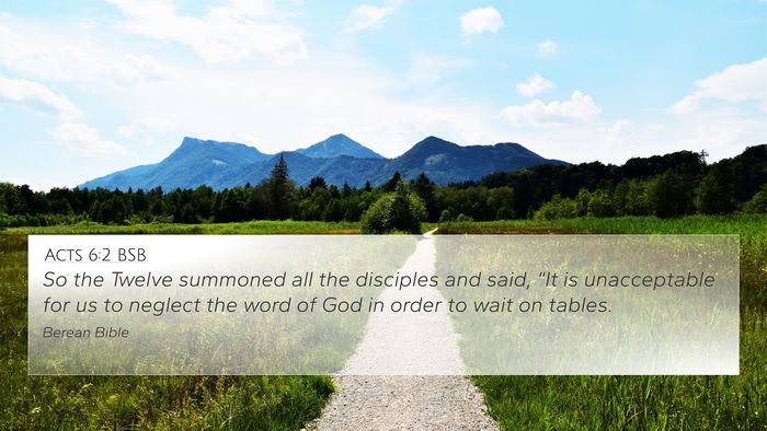 Acts 6:2 BSB 4K Wallpaper - So the Twelve summoned all the disciples and - 4K Wallpaper Bible Verse