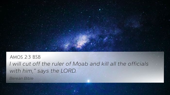 Amos 2:3 BSB Bible Verse Image