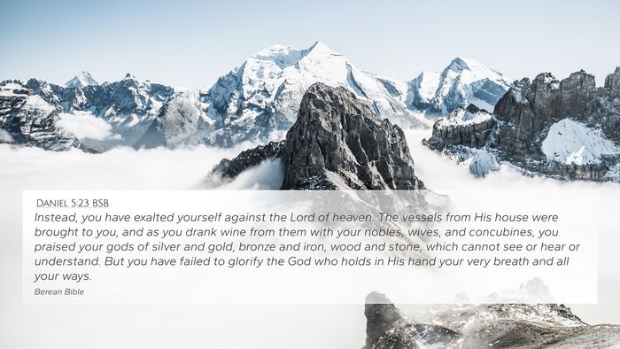Daniel 5:23 BSB Bible Verse Image