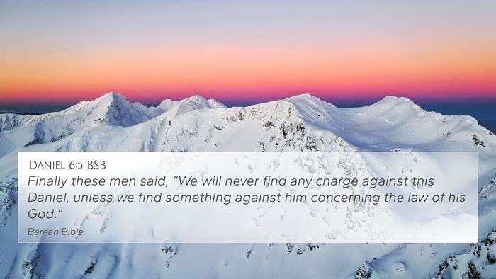 Daniel 6:5 BSB 4K Wallpaper - Finally these men said, “We will never find any - 4K Wallpaper Bible Verse