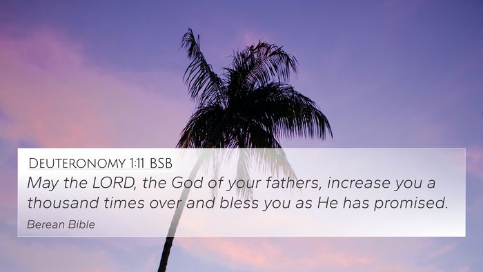Deuteronomy 1:11 BSB Bible Verse Image