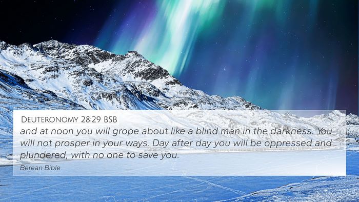Deuteronomy 28:29 BSB Bible Verse Image