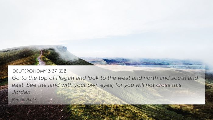 Deuteronomy 3:27 BSB Bible Verse Image