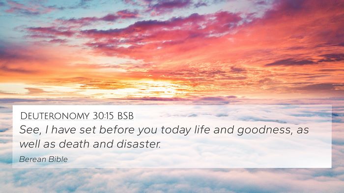 Deuteronomy 30:15 BSB Bible Verse Image