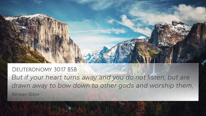 Deuteronomy 30:17 BSB Bible Verse Image