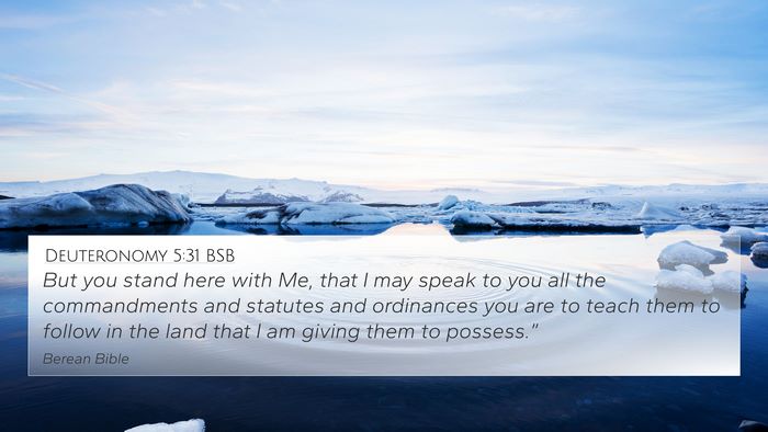 Deuteronomy 5:31 BSB Bible Verse Image
