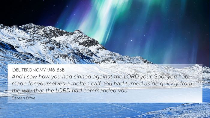 Deuteronomy 9:16 BSB Bible Verse Image