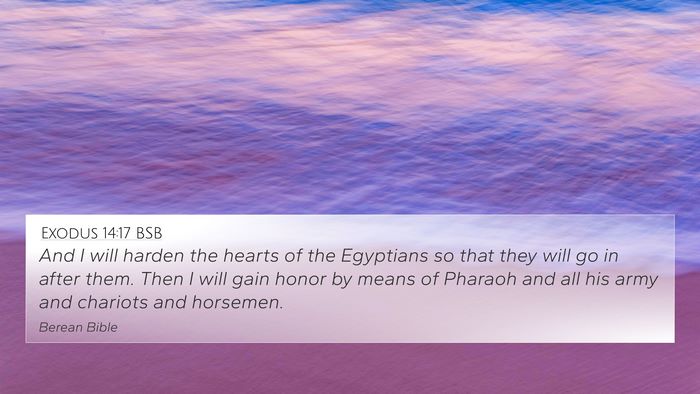 Exodus 14:17 BSB Bible Verse Image