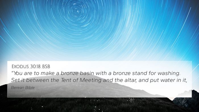 Exodus 30:18 BSB Bible Verse Image