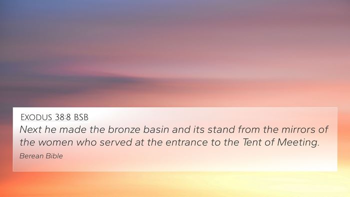 Exodus 38:8 BSB Bible Verse Image