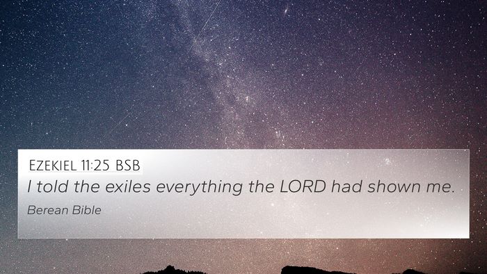 Ezekiel 11:25 BSB Bible Verse Image