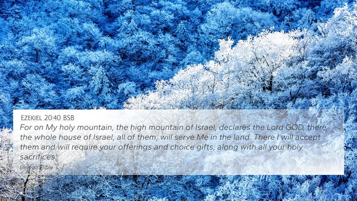 Ezekiel 20:40 BSB Bible Verse Image