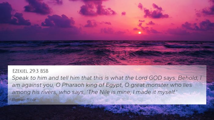 Ezekiel 29:3 BSB Bible Verse Image