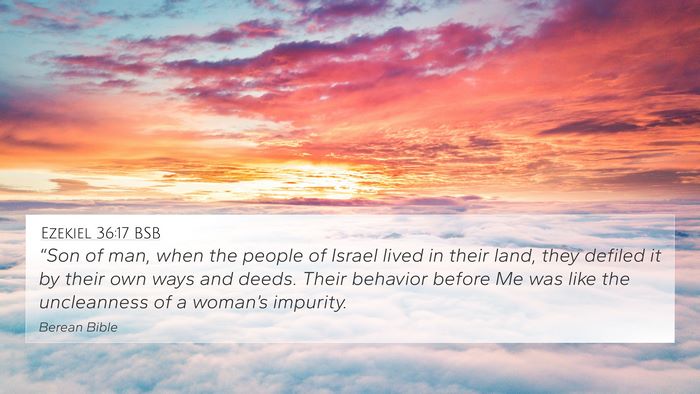 Ezekiel 36:17 BSB Bible Verse Image
