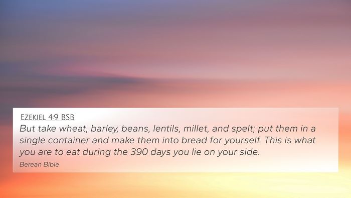 Ezekiel 4:9 BSB Bible Verse Image