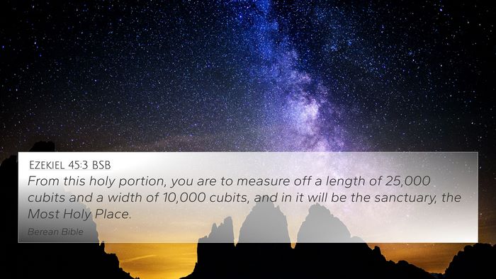 Ezekiel 45:3 BSB Bible Verse Image